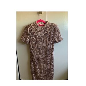 Sequined bodycon dress